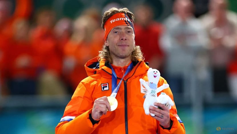 Speed skating-Timeless Bergsma 'not done yet' after striking gold at 40 in Milano Cortina