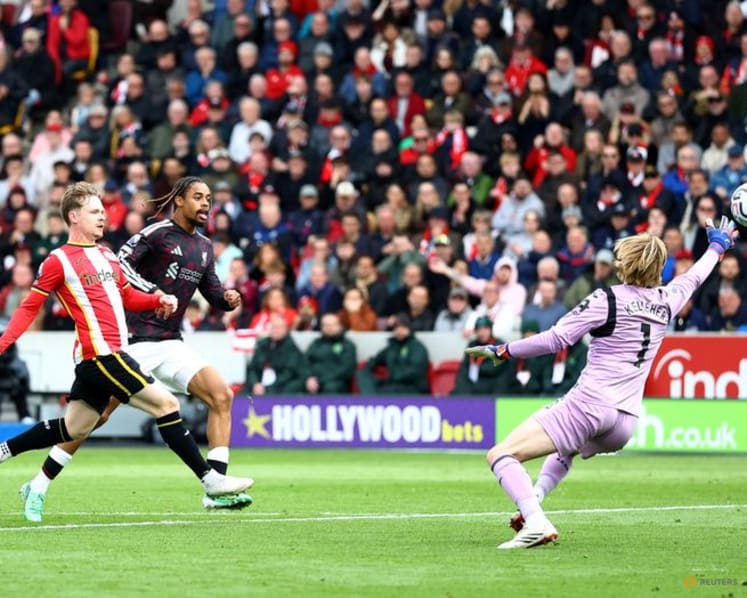 Barcola shines as Liverpool labour to 2-1 win over Brentford
