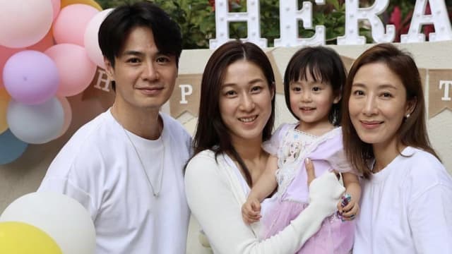 杨茜尧大女儿3岁了！钟嘉欣携子女出席生日会