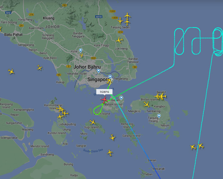 Scoot flight bound for Perth escorted back to Singapore due to bomb threat; passenger arrested