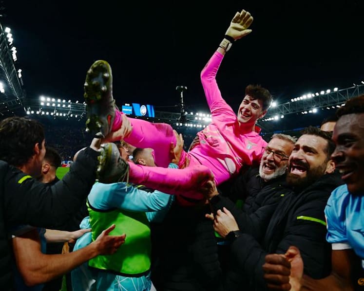 Motta saves four as Lazio beat Atalanta on penalties to reach Coppa Italia final