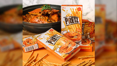 Jumbo Seafood & Glico Launching $1.60 Chilli Crab-Flavoured Pretz Sticks