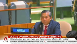 Myanmar’s military-backed government accuses country’s UN representative of illegal activities 