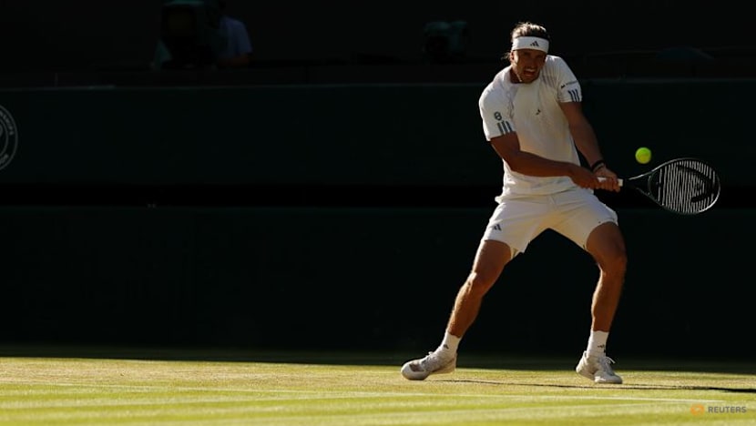 Zverev eases into Wimbledon last 16, says just getting started