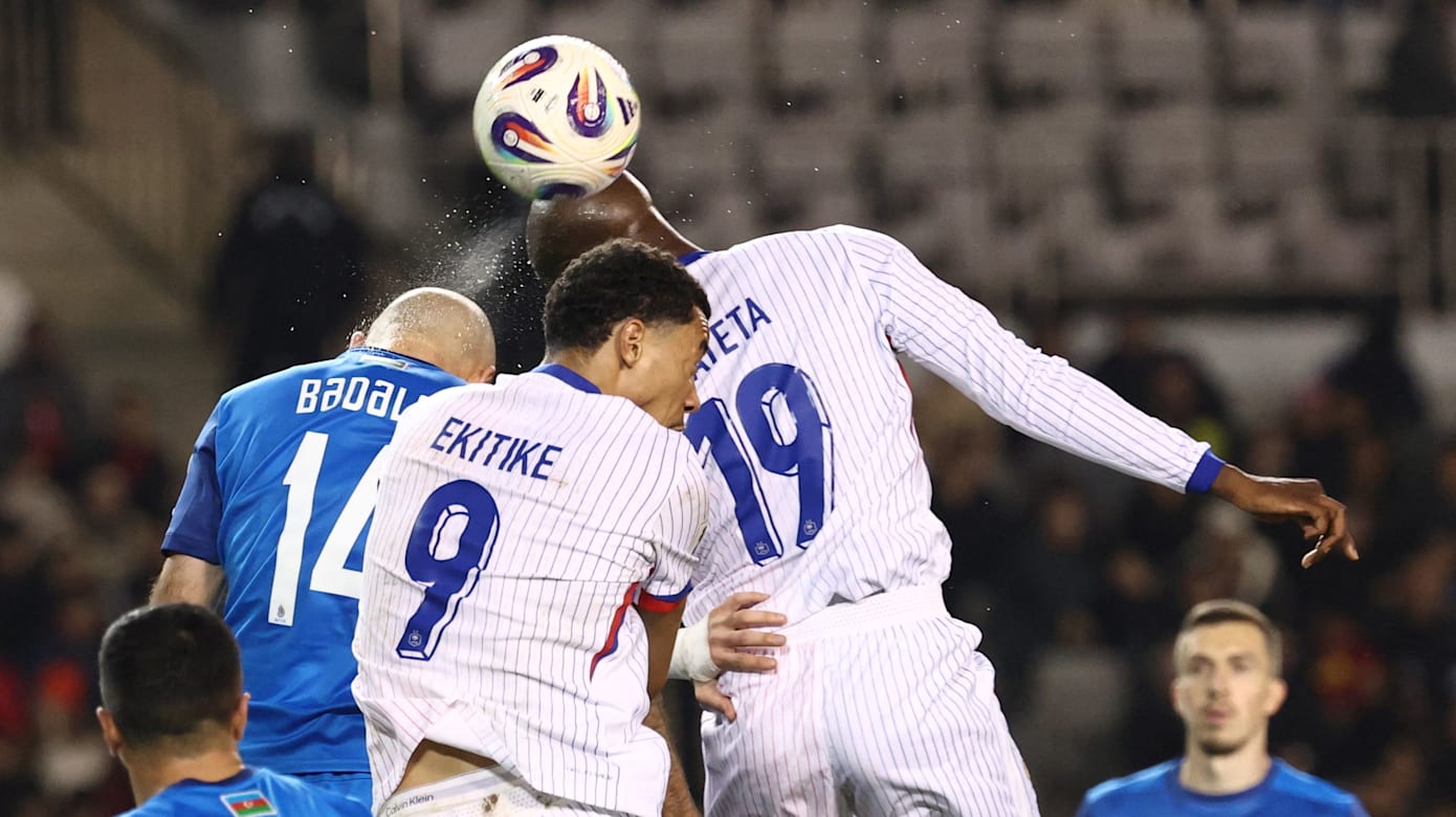 世界杯欧洲区外围赛：法国以3比1击败阿塞拜疆