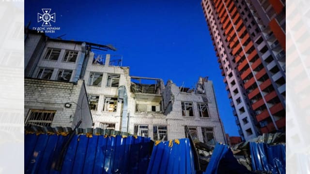 基辅再度遭袭击 乌克兰：击落30多枚导弹和无人机