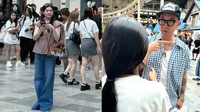 大S带一对子女和具俊晔游韩国