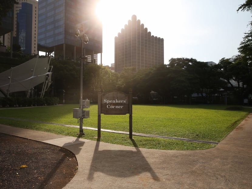The Speakers' Corner at Hong Lim Park in Singapore. Photo: Ooi Boon Keong
