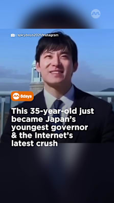 No word if the good-looking governor is taken… yet #8dayssg #8dayssgtrending #japan #takatoishida #handsome 