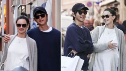 Pics Of Song Joong Ki In Rome With His Pregnant Wife Katy Louise Saunders