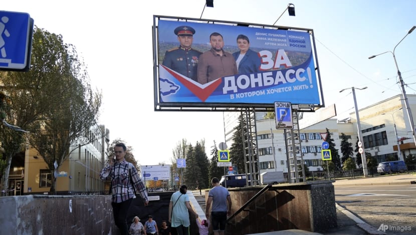 Russia holds elections in occupied Ukrainian regions in an effort to tighten its grip there
