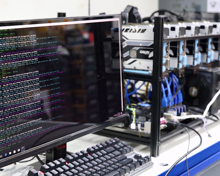 Fully-assembled crypto mining kits selling fast at Sim Lim Square
