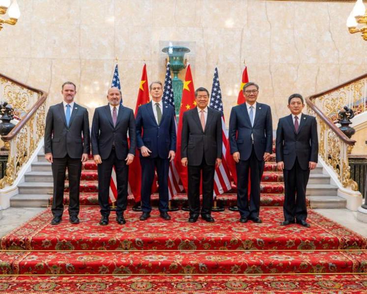 Treasury chief returns to US as China trade talks ongoing
