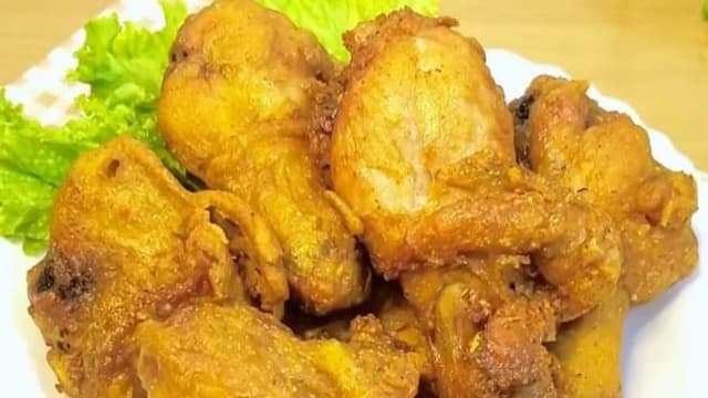 食谱：香菜炸鸡腿