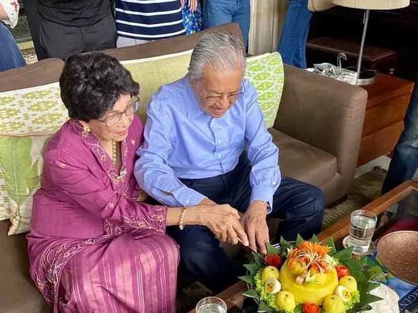 Dr Mahathir Mohamad and his wife Dr Siti Hasmah Mohd Ali celebrate their 64th wedding anniversary, Aug 5, 2020.