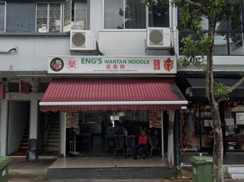Sixty-eight people reported that they suffered from gastroenteritis after eating at Eng’s Wanton Noodles along Tanjong Katong Road in May 2021. Sixty-eight people reported that they suffered from gastroenteritis after eating at Eng’s Wanton Noodles along Tanjong Katong Road in May 2021.