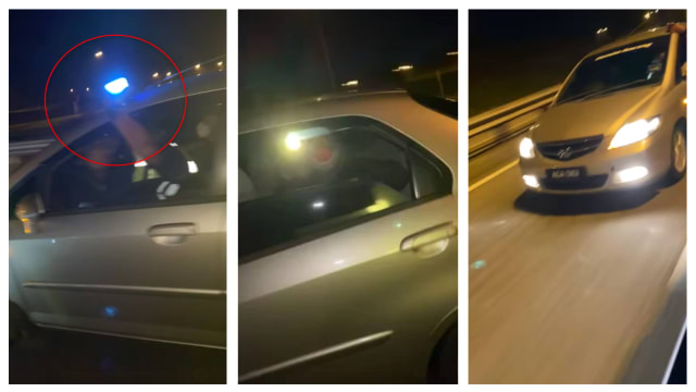 狮城包车赴云顶疑遇假警 追车尾还猛闪蓝灯叫停车