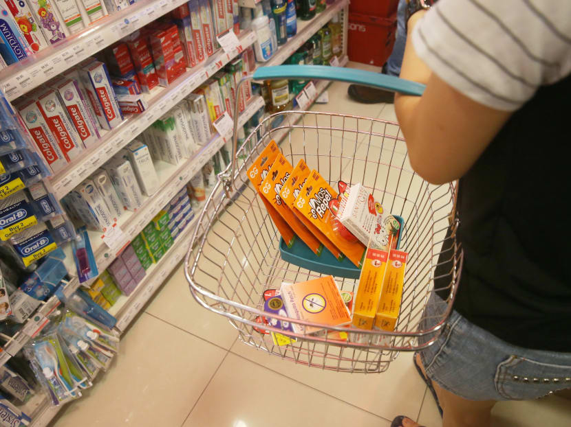Insect repellents. Photo: Ooi Boon Keong