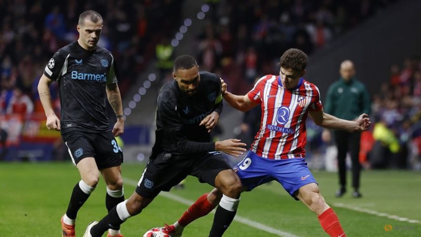 Alvarez scores twice as Atletico fight back to beat Leverkusen 2-1