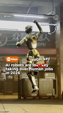 AI-powered robots are becoming increasingly visible across Asia — from South Korea’s new robot monk “Gabi”, to China’s viral humanoid police-assisting robots, and even AI-powered guide dogs in Singapore. In South Korea, Jogye Order recently introduced Gabi, described as the country’s first robot monk, while Kyoto University in Japan unveiled a robot capable of learning Buddhist scriptures and offering guidance. Meanwhile in China, videos of Engine AI’s humanoid T800 robot appearing alongside police officers circulated widely online, sparking discussion about the growing role of artificial intelligence in public life. Singapore has also begun experimenting with AI-assisted robotics, including robotic guide dogs showcased at attractions like Cloud Forest. As AI robots become more advanced and human-like, many online are now debating whether these machines are helpful innovations — or signs of an increasingly automated future. #8dayssg #8dayssgtrending #ai #robot #asia