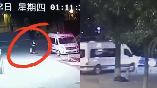 山西男子醉酒开走救护车 停路旁睡觉被交警发现