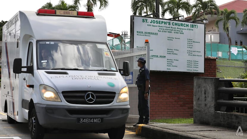 Man to be charged with making false terrorist threat at St Joseph’s Church in Bukit Timah