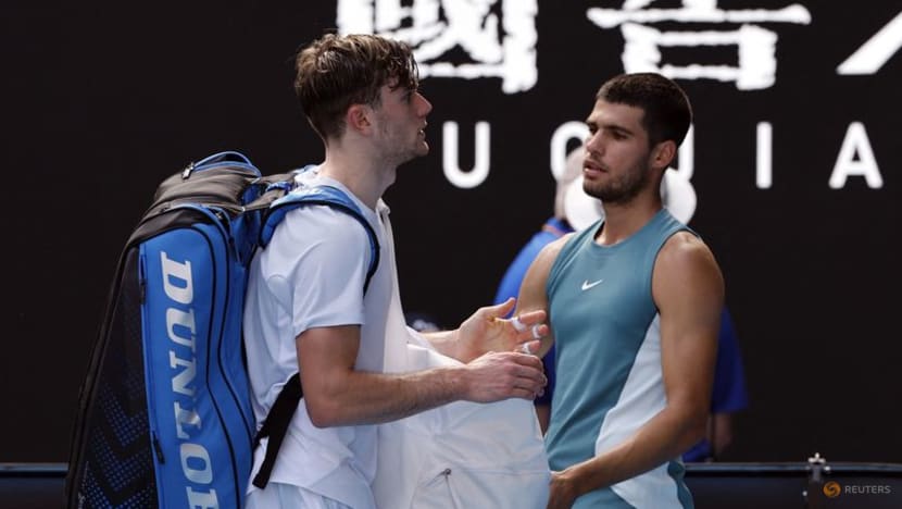 Alcaraz through to Australian Open quarters after Draper retires Alcaraz through to Australian Open quarters after Draper retires