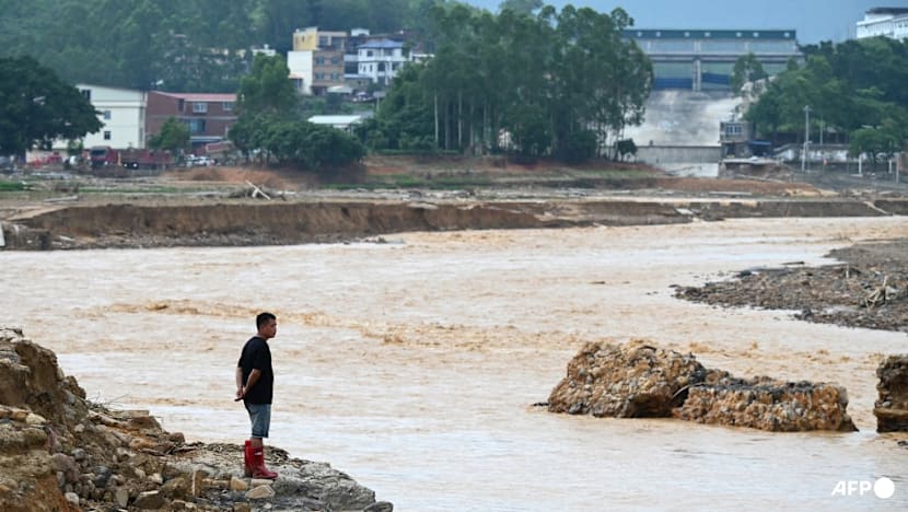 Rescuers search for survivors of China storms as super typhoon nears