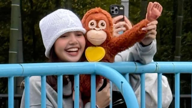 Lisa来看Punch　隔空互动好暖心！