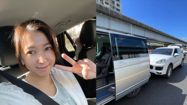 台湾女星遇追撞车祸　有惊无险发文报平安！