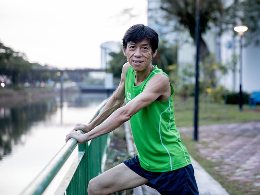 Dr John Tee has run almost everyday for the past 17 years, a running streak that has only been interrupted twice when he had to recover after undergoing surgeries. Dr John Tee has run almost everyday for the past 17 years, a running streak that has only been interrupted twice when he had to recover after undergoing surgeries.