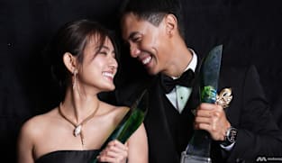 First-time Star Award winner Nick Teo admits voting for himself, is happier to see wife Hong Ling win