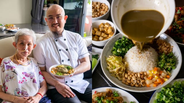 牛车水素食馆 “慈缘轩”疫情下关闭　儿设云端厨房卖病母招牌擂茶