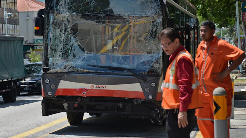 3-bus collision on Changi Road leaves 28 hurt