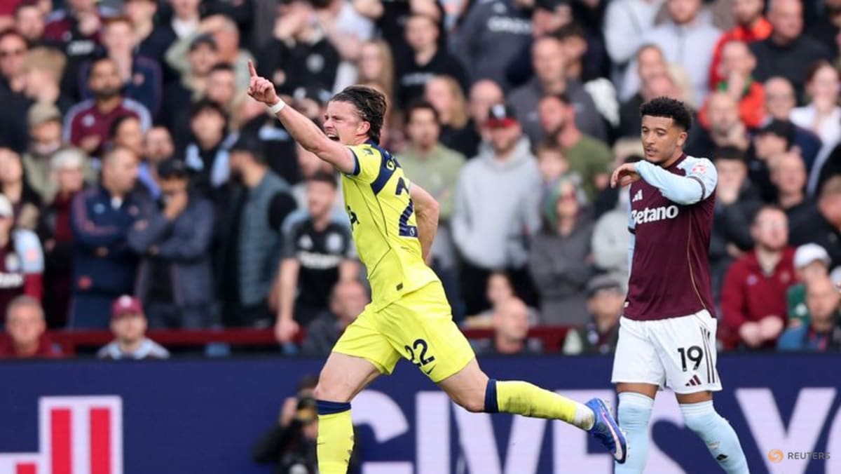 Tottenham climb out of relegation zone with win at Aston Villa
