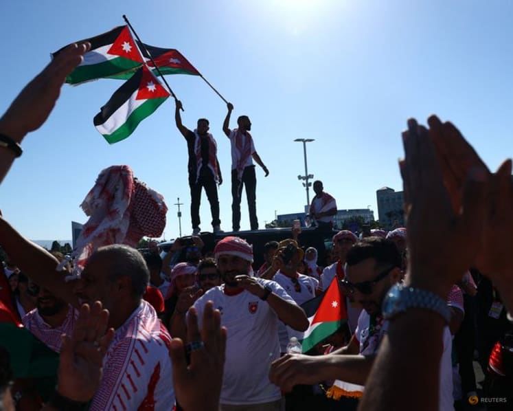 Road-tripping Jordan fans hail World Cup debut