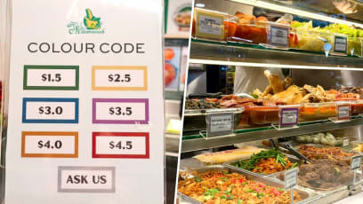 We Ordered Nasi Padang Using Hjh Maimunah’s New Colour-Coded Pricing System At The Food Court 