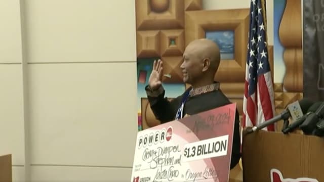抗癌男子赢得美国彩票头奖 一半奖金分给朋友