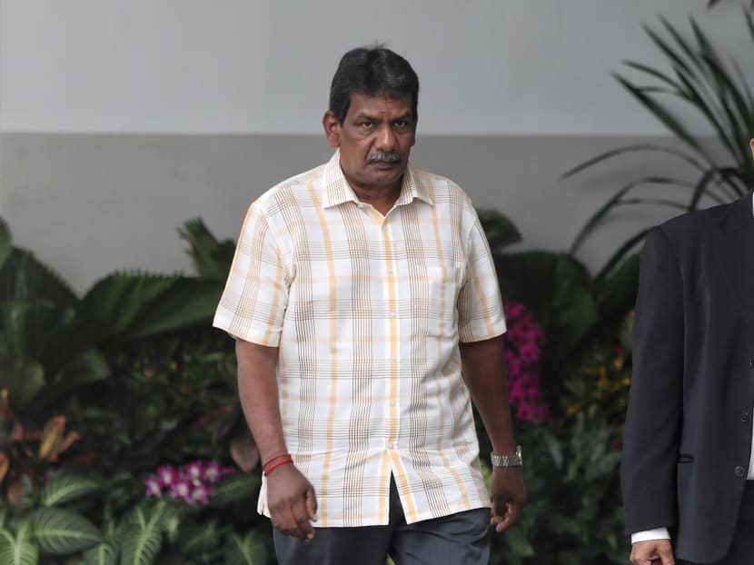 Elankovan Marimuthu (pictured) repositioned a toy grenade he found while cleaning, and 39 police officers and eight military personnel were deployed to determine if the toy posed a threat to public safety.