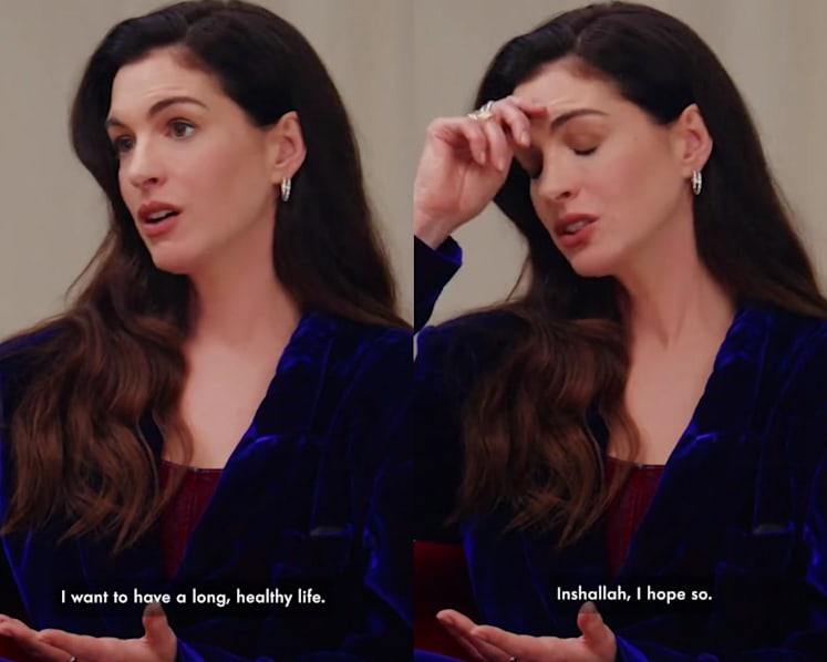 Anne Hathaway goes viral after saying 'Inshallah' in interview, fans react with surprise and amusement