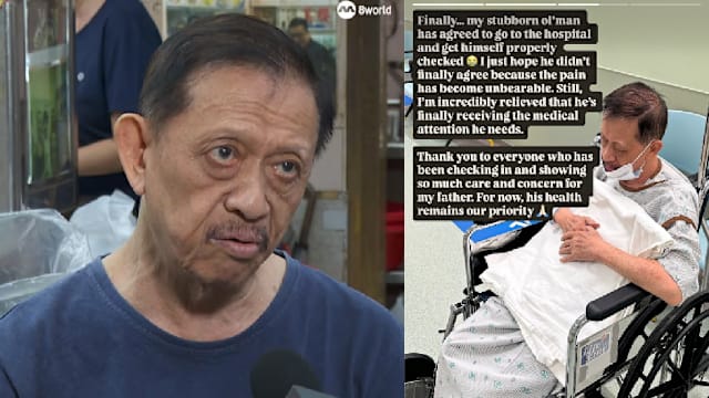 摸女童头被甩倒后感背痛 老翁今到医院检查