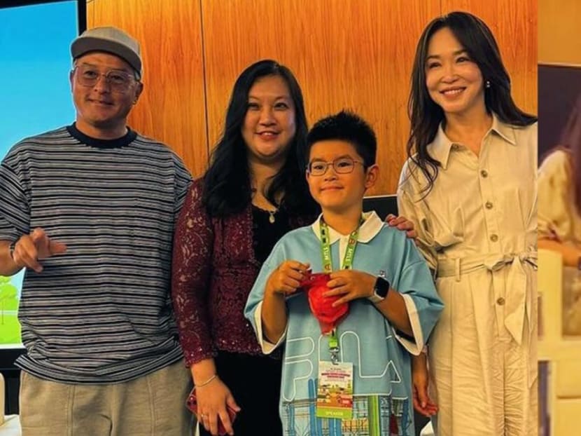 Fann Wong’s 10-year-old son inspired to master Chinese because she and Christopher Lee are 'really good at it' Fann Wong’s 10-year-old son inspired to master Chinese because she and Christopher Lee are 'really good at it'