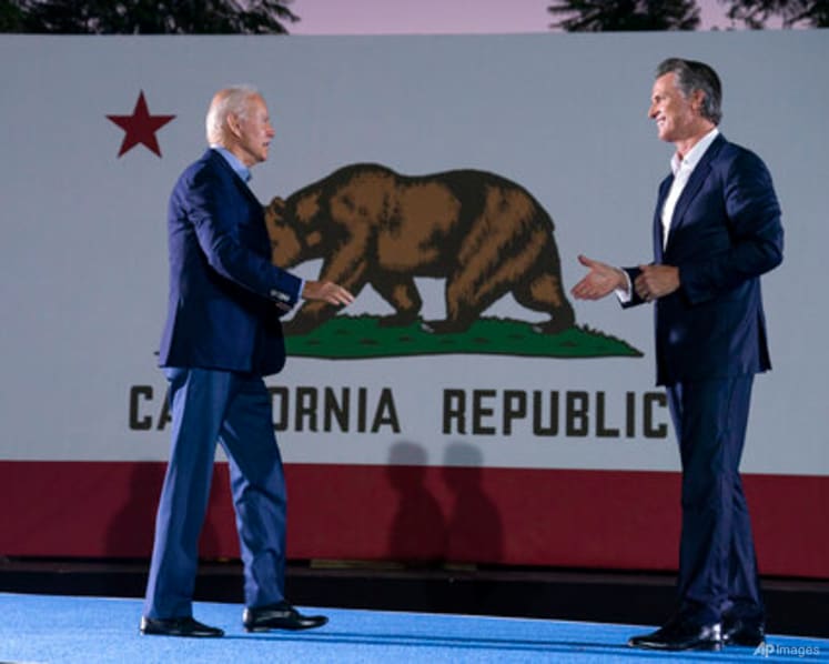 Biden makes push for California's Newsom as recall nears end