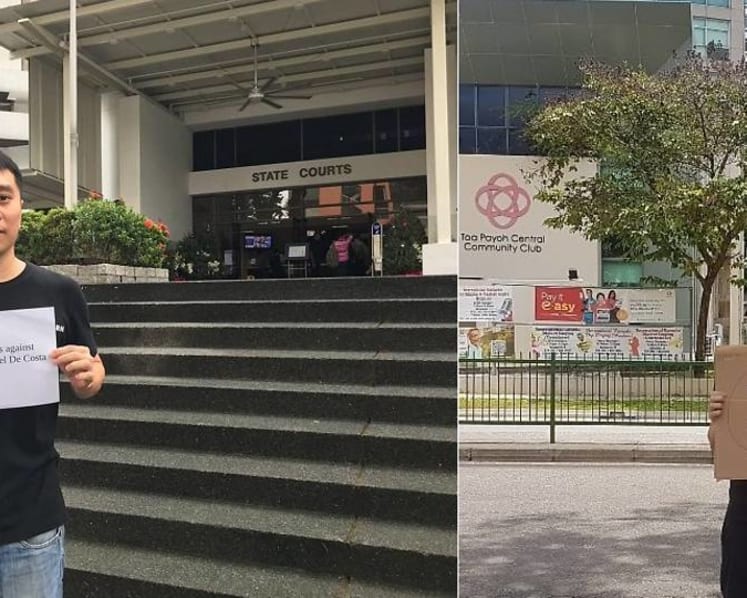 Jolovan Wham charged with staging illegal protests outside old State Courts, in Toa Payoh