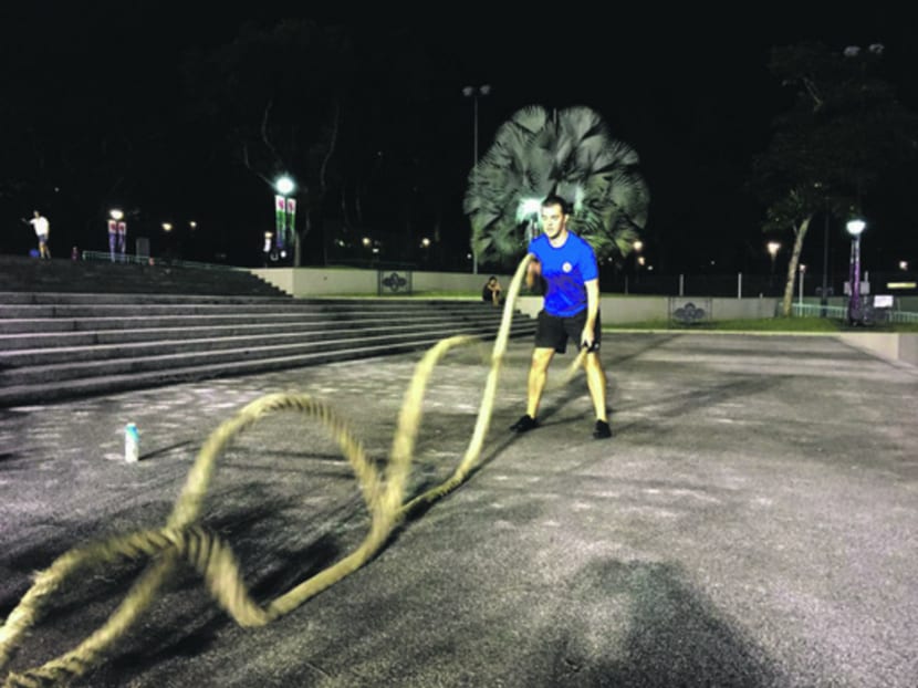 Fitness regimes are getting S'poreans to surf, bounce and wield a light saber