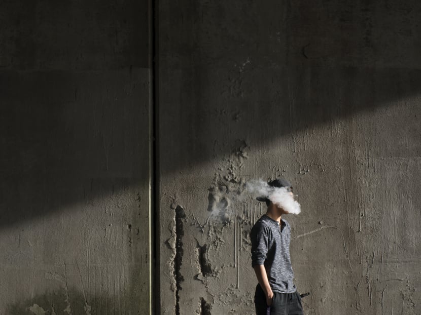 A 15-year-old boy vapes in New York. The New York Times file photo