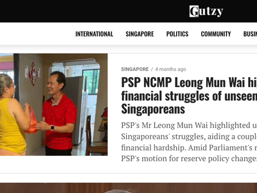 Three Protection from Online Falsehoods and Manipulation Act correction directions have been issued to Gutzy Asia, including one for communicating false statements of fact concerning the assistance rendered to a couple who live in West Coast.