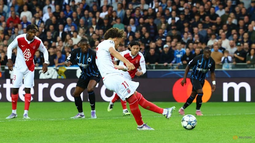 Brilliant Club Brugge thump Monaco 4-1 in Champions League