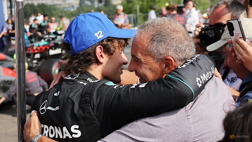 F1 leader Antonelli celebrates dad's birthday with Spa pole