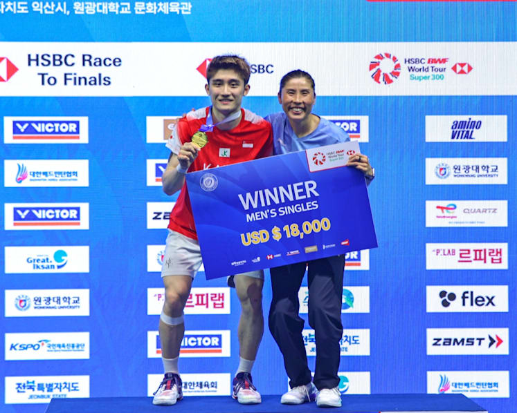 Singapore’s Jason Teh captures second major badminton title at Korea Masters